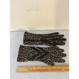 Isotoners womens large animal print gloves
